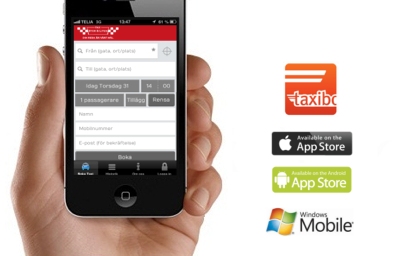 Nyhet! Boka taxi genom mobilapp